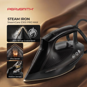 PerySmith E300 Pro Max Anti Burns Guaranteed Steam Iron Steamcare Series