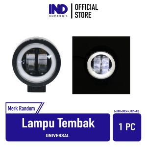 Lampu Tembak Daymaker Bulat Kotak 2 3 Lensa Biru Merah Putih Mode Diam Flash Strobo Kedap Kedip Sorot Waterproof Mini