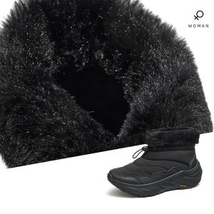 Camel Outdoor Womens Snow Boots Plus Velvet Warm Water-repellent Walking Shoes