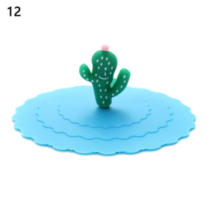 GURUNGMANI Seal Cap Reusable Dustproof Leakproof Silicone Cup Cover Suction Cup Cover