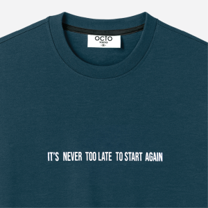 เสื้อยืด octo TOKYO คอกลมแขนสั้น สกรีนลาย Its never เนื้อผ้า Cotton 100% นุ่มสบาย