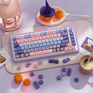 112 Key Cinnamoroll PBT Keycap Kuromi Five-sided sublimation Keycap For Gaming Mechanical Keyboard Keycap MA Switch For Gamer