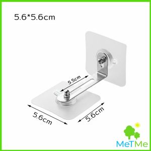 MM ตะขอคู่ยึดผนัง ป้องกันตู้ล้ม มีกาวในตัวไม่ต้องเจาะผนัง ตัวยึดเฟอร์นิเจอร์ติดผนัง Cabinet fixing tool