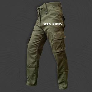 Celana PDL Hitam dan Coklat Brimob Ripstok Kargo Lapangan Latihan Outbone Outdoor American drill