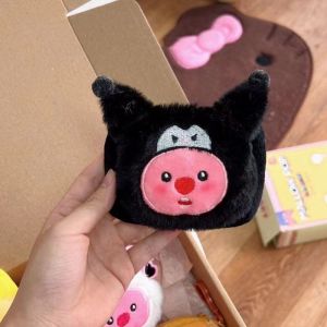 Loopy Plush Coin Wallet Kawaii Portable Bag Accessories Earphone Storage Bag Cartoon Fashion Plush Pendant Cosplay Creative Gift Toy Anime Accessories