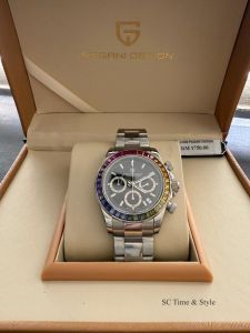 PAGANI DESIGN PD-1644 Rainbow Bezel with Sapphire Chronograph