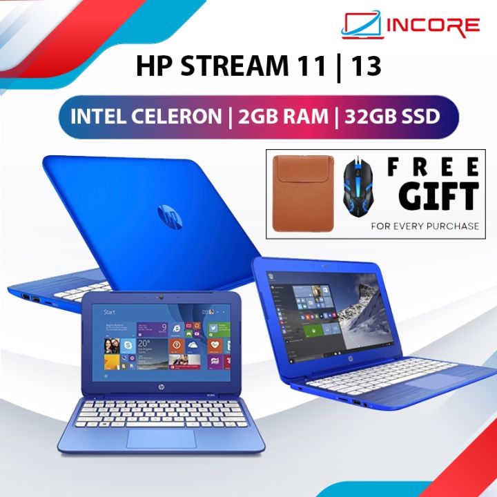 HP Stream 11 13 Notebook (WIN 10) Intel Celeron N2840 N3050