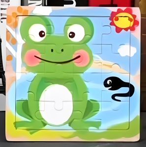 Mainan Edukatif / Puzzle Kayu /Jigsaw Puzzle 16 Pcs Kecil MURAH