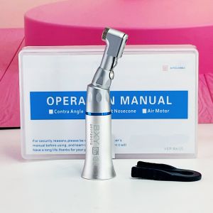 Pink Dental Slow Low Speed Wrench Type Handpiece Contra Angle Latch Bur Fit NSK
