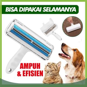 Pembersih Bulu Kucing Anjing Lifetime Use Lint Roller (Jangka Panjang) Pet Hair Removal Portable