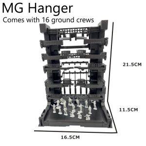 Mecha Maintenance Dock with 16 Crew – Fits MG HG 1/100 1/144 Gundam DIY Kit Assembly Required