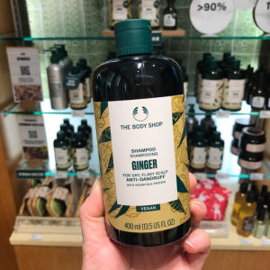 (ของแท้ 100%)THE BODY SHOP GINGER ANTI-DANDRUFF SHAMPOO 400ml. เดอะบอดี้ ช็อป จิงเจอร์ แชมพู