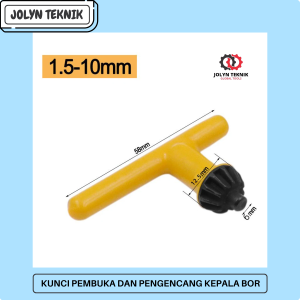KUNCI PEMBUKA & PENGENCANG KEPALA BOR 0.6 - 16 MM