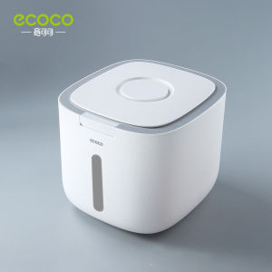【SG Stock】Ecoco Rice Bucket Insect proof Moisture proof Sealed Thickened Household Storage Rice Box Kitchen Containers Utensils Airtight