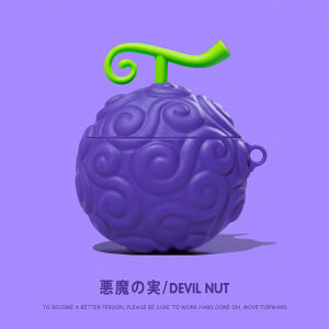 Apple Airpods Case One Piece Devil Fruit Onepiece Luffy Ace (Airpods Cover Casing For Airpods Pro & Gen 1 2 3) (apple airpods accessories)