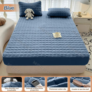 Bedsheet No Lukot No Gusot Bedsheet Fully Garterized Bedsheet Fitted Bed Sheet Plain Beddings (Pillowcase not included)