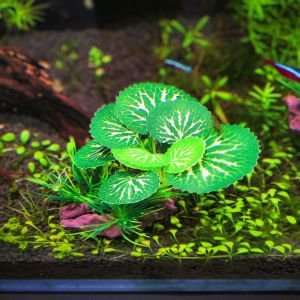 SWEET ELVES Decorative Artificial Water Grass Simulation Lifelike Fake Water Plant Driftwood Branch Plastic Sunken Wood Fish Tank