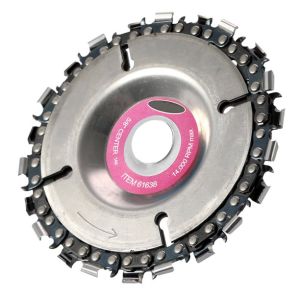 PROMO!!Mata gerinda potong kayu ukir pahat wood chain carving / wood carving disc gerinda tertajam
