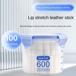 "Available" 100PCS disposable lip skin stretch cotton semi-permanent makeup lip embroidery lip blush skin restoration tool