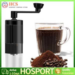 【HCS】Hand-Cranked Coffee Grinder Adjustable Manual Coffee Grinder Detachable Labor-Saving Bean Grind Machine for Home Office