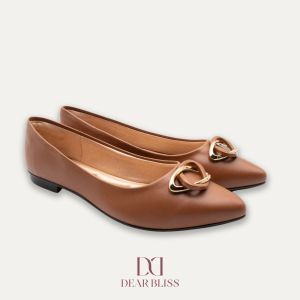 DEAR BLISS Rosa Whisky Pointed Toe Flats