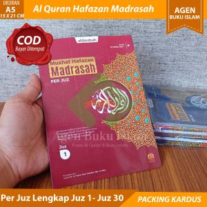 COD Bayar di Tempat Al Quran Hafazan Madrasah Per Juz A5 8 Blok Non Terjemah Waqaf Ibtida Bendera