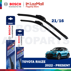 Bosch Clear Advantage Wiper Blade Set for Toyota Raize 2022 - Present Size 21/16