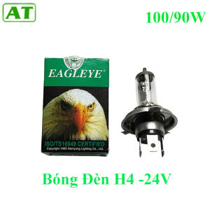 Bóng Đèn Pha Cos Ô Tô H4 Eagleye Con Cú 24V 100/90W Halogen loại 1