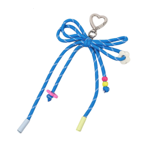 Elegant Handwoven Bowknot Keyring Nylon Rope Braided Keychain Handmade Phone Accessories for Fashion Enthusiasts