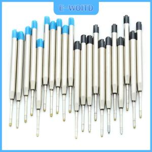 【E-WOITD】 10ชิ้นปากกาหมึกสีน้ำเงินขนาดมาตรฐาน1.0มม. ปากกาลูกลื่นหัวปากกาขนาดกลาง