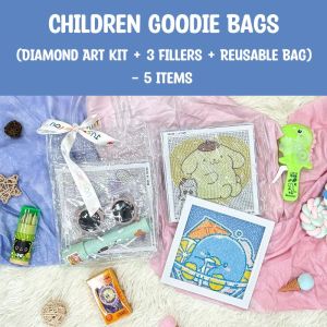 [SG INSTOCK] Pre-packed Children Goodie Bags For PreSchool Birthday Party Celebration Kids Party Favors - Diamond Art Kit