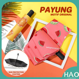 PAYUNG LIPAT MOTIF LUCU WARNA RANDOM / ANTI UV HUJAN DAN CERAH