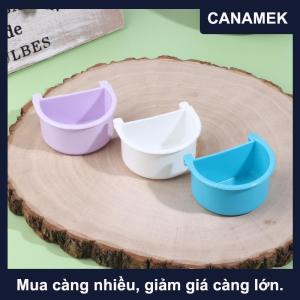 【CANAMEK】 New 5Pcs Bird Thực Phẩm Cho Ăn Món Ăn Dễ Dàng Để Cài Đặt Chim Lồng Trung Chuyển Bát Cho Động Vật Nhỏ Budgie Parrot Parakeets Lovebirds