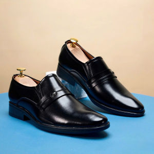 Giày tây nam da trơn mềm mũi nhọn thanh lịch đế khâu sẵn size 39 đến size 43