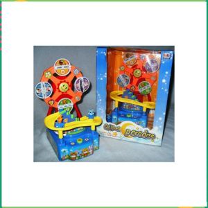 Đồ chơi vòng quay mặt trời đồ chơi có nhạc xe lửa con thú chạy đường ray 1006