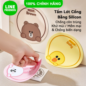 Tấm Phủ Ống Thoát Nước LINE FRIENDS Sally Bám Dính Tốt Tiện Lợi Cho Bồn Rửa LFB343