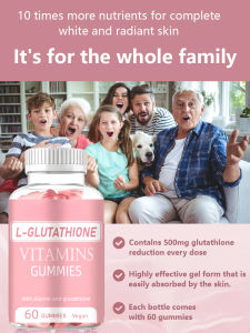 Scientifically formulated whitening gummies Three types of collagen glutathione gummies Collagen gummies