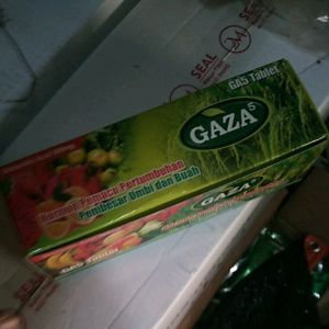 GAZA 1 KOTAK 20 TABLET PEMBESAR BUAH