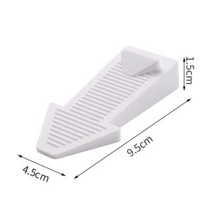 INSRUCTION69IN4 Wall Protectors Door Stopper Anti Collision Silicone Floor Holder Non-slip Doorstop Bedroom