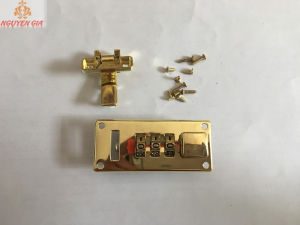 Ổ Khóa Số 3 Số Cho Hộp Gỗ Hộp Tiền Hộp Trang Sức – Hợp Kim Mạ Vàng Có Vít Lắp