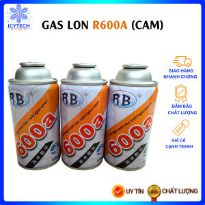 Ga lon R600a cam bổ sung cho tủ lạnh và máy lạnh trọng lượng 220g - ICYTECH