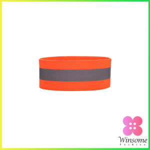 Winsome สายรัดข้อมือ แถบสะท้อนแสง ปรับได้ สามารถใช้สำหรับวิ่ง ขี่จักรยาน Reflective Band