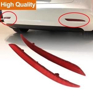 SDSy1/2PCS Rear Bumper Reflector Lamp Light replacement 1077407 -00-F. 1077406 -00-F For Tesla Model 3 Accessories For VehiclesLFO