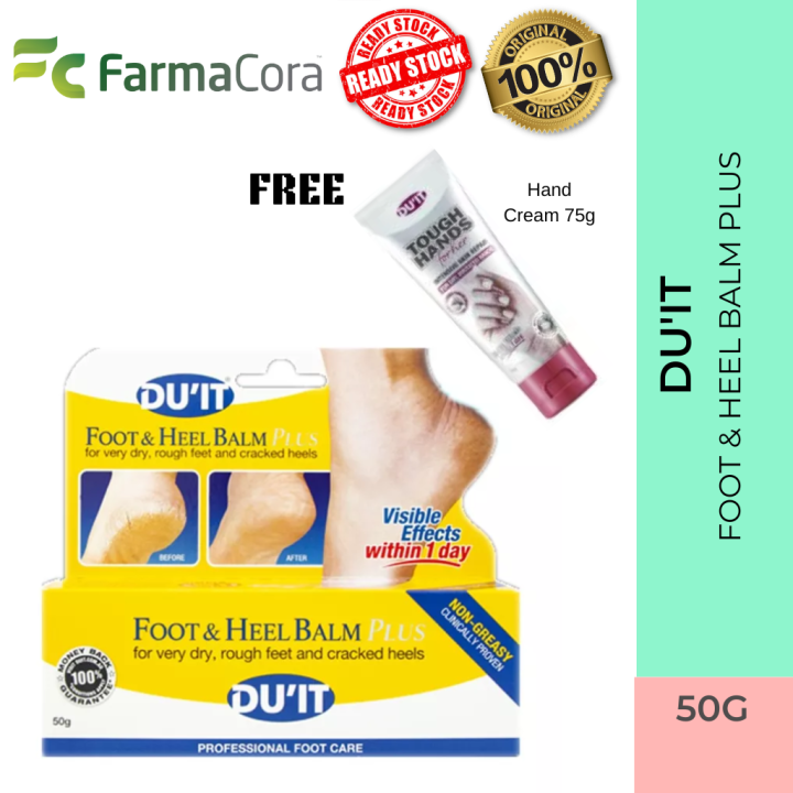 DUIT Foot Heel Balm Plus 50g Paraben-Free Body Balm Healing Foot