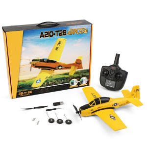 JDD【Current stock】【Fast delivery】XK A210 T28 4Ch 384 Wingspan 6G3D Modle Stunt Plane Six Axis Stability Remote Control Airplane Electric RC Aircraft Drones Toys