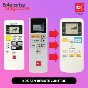 KDK Fan Remote Replacement - Pre-Configured Remote Control - V60WK V56VK K14Z9 K15Z9 R60VW K15U2 Z60WS K15Y6 U48FP K12UX U60FW K15UW W56WV