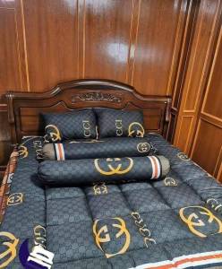 ท็อปเปอร์6ฟุตชุด10ชิ้นTopper6ฟุตพร้อมนอน ชุดใหญ่มีหมอนมีผ้านวม เกรดโรงแรม หนา 4นิ้ว ลายทั่วไป ใยขนห่านเทียม2 ชั้น มีบริการปลายทาง