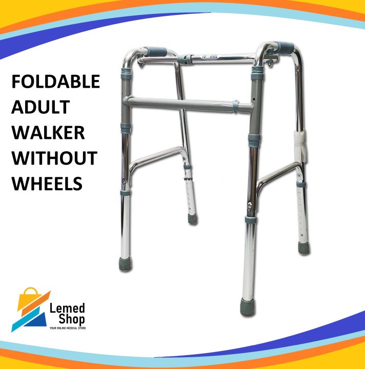Adult Walker without Wheels Walking Aid with Wheels Wheelchair Adult