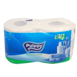Lốc 10 cuộn giấy vệ sinh cao cấp Pupply 2 lớp