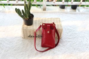 Rinshine - Tas handphone terbaru/tas HP CROCO/Tas selempang wanita/Tas handphone wanita/pocket hp